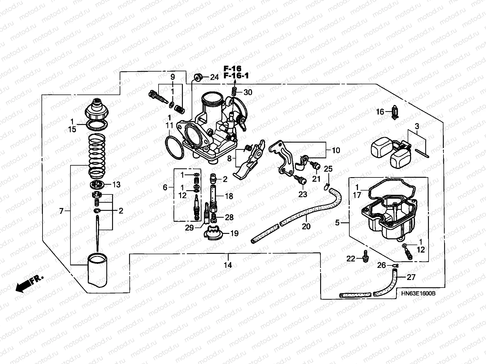 E-16 CARBURETOR
