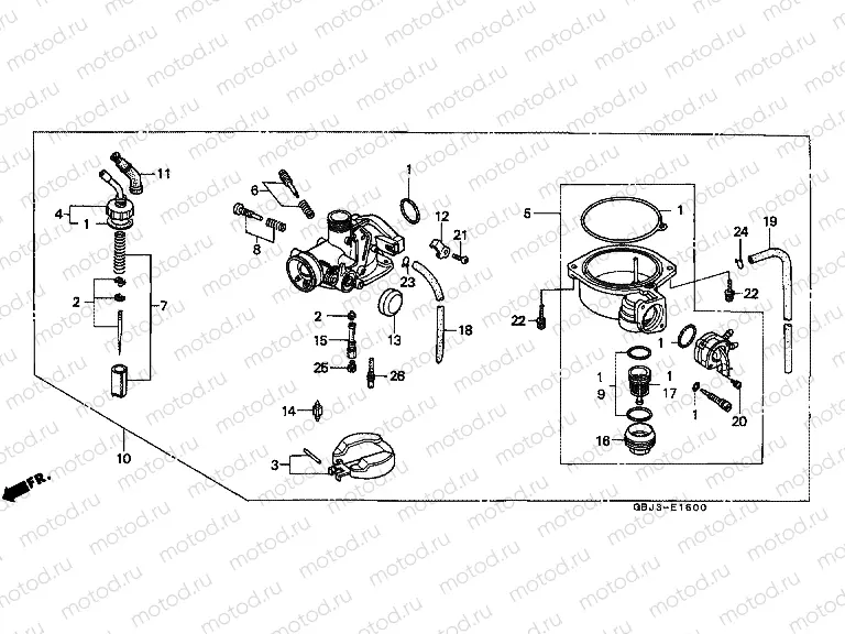 E-16 CARBURETOR