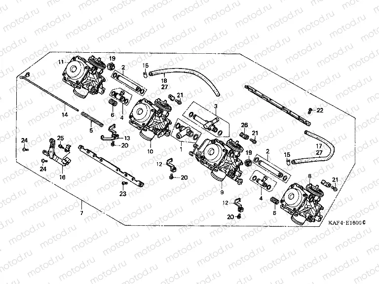 E-16 CARBURETOR (ASSY.)