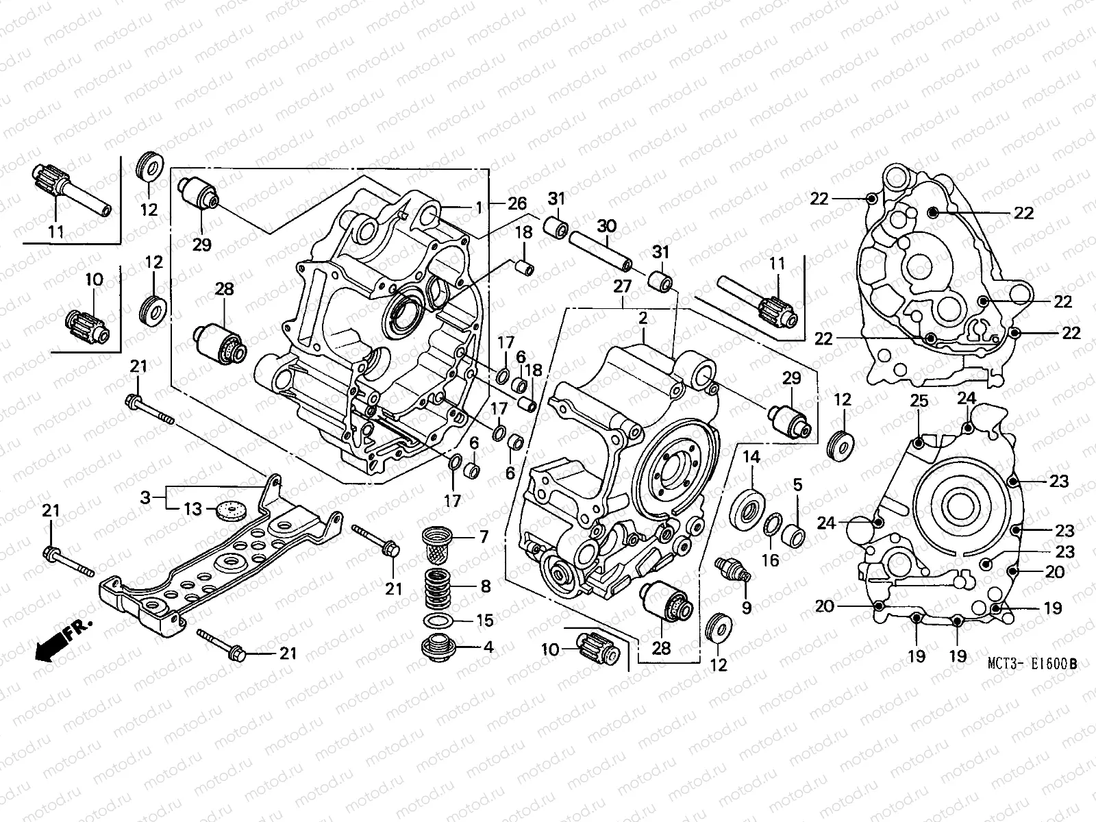 E-16 CRANKCASE