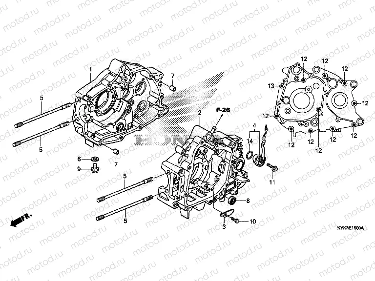 E-16 CRANKCASE
