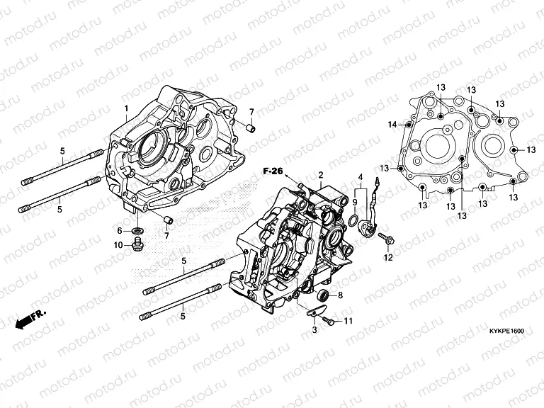 E-16 CRANKCASE