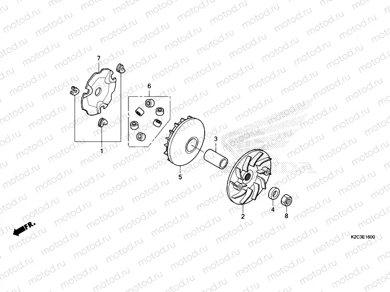 E-16 DRIVE FACE
