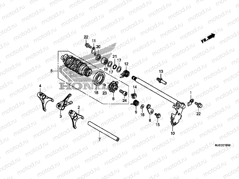 E-16 GEARSHIFT DRUM
