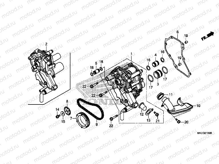 E-16 OIL PUMP