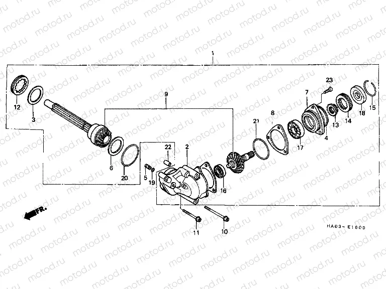 E-16 PAGE GEARBOX