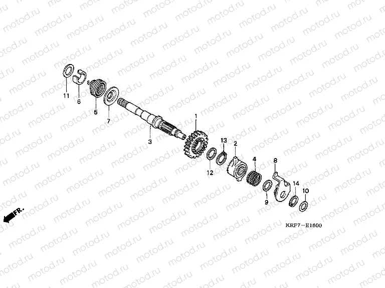 E-16 PROMOTION AXLE