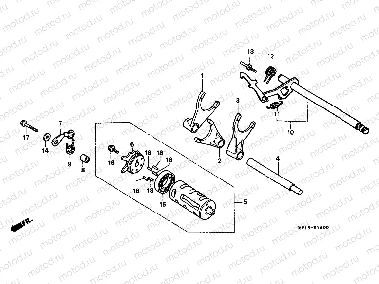 E-16 TRANSMISSION DRUM