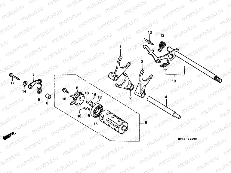 E-16 TRANSMISSION DRUM