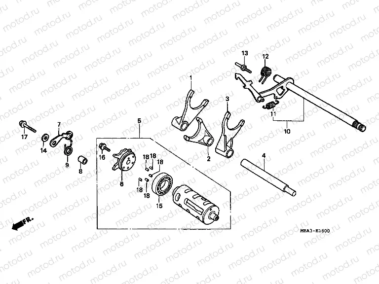 E-16 TRANSMISSION DRUM
