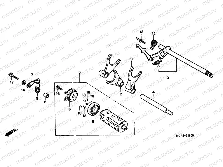 E-16 TRANSMISSION DRUM