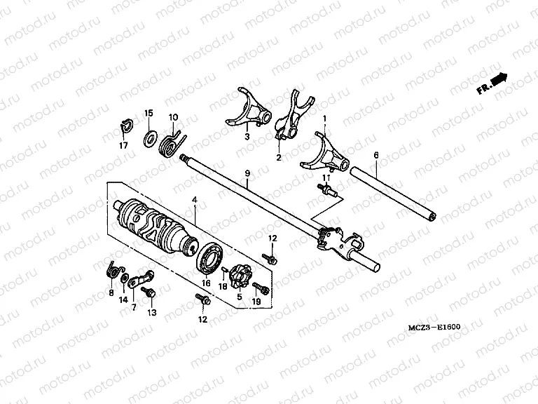 E-16 TRANSMISSION DRUM