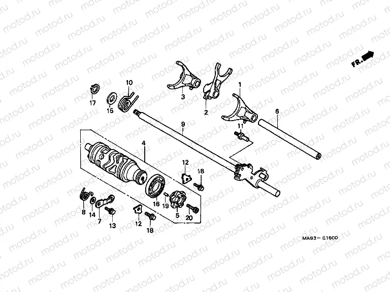E-16 TRANSMISSION DRUM