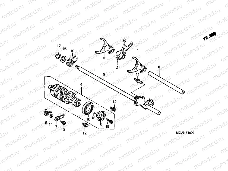 E-16 TRANSMISSION DRUM