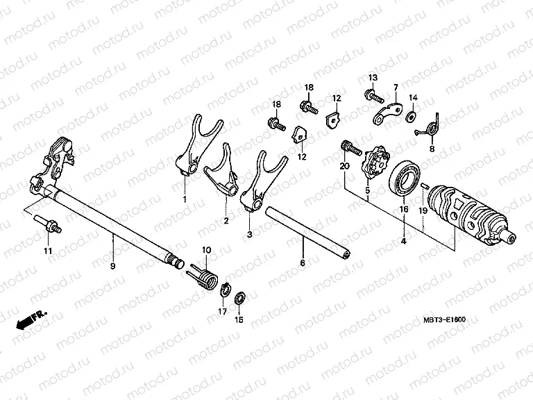 E-16 TRANSMISSION DRUM
