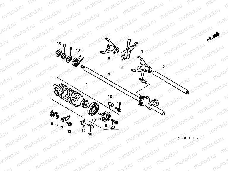 E-16 TRANSMISSION DRUM