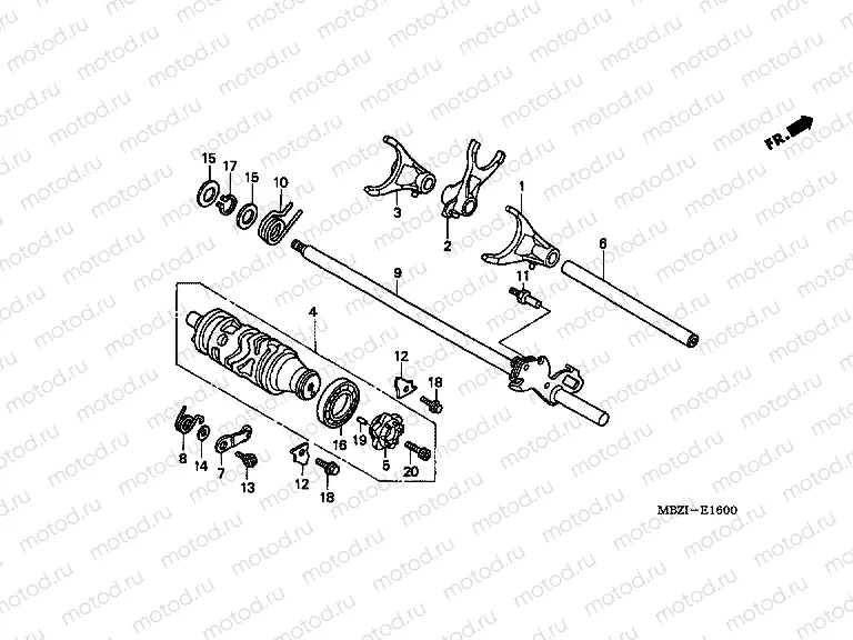 E-16 TRANSMISSION DRUM