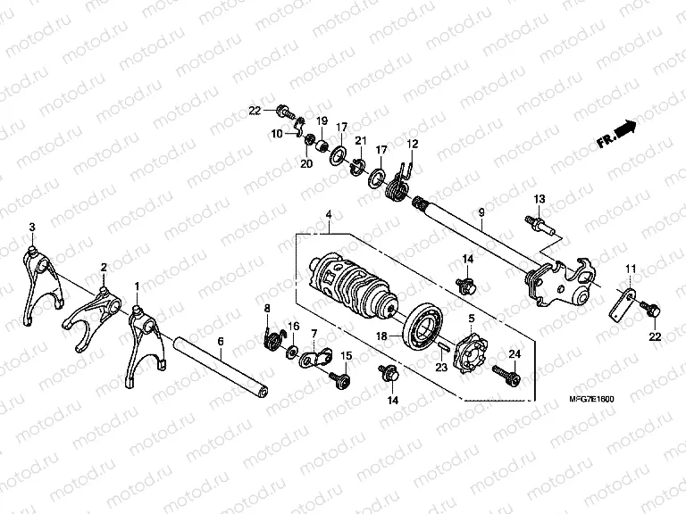 E-16 TRANSMISSION DRUM