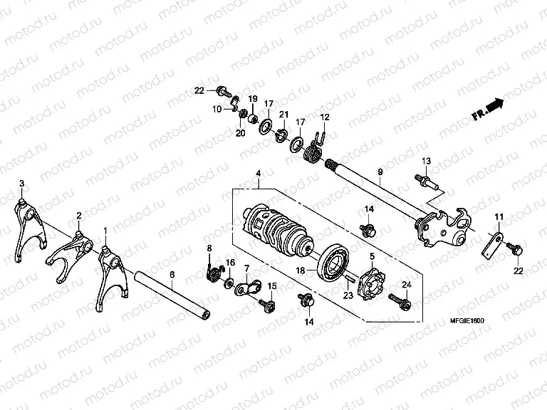 E-16 TRANSMISSION DRUM