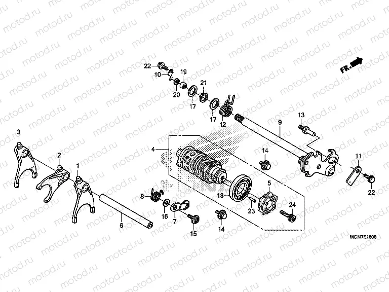 E-16 TRANSMISSION DRUM