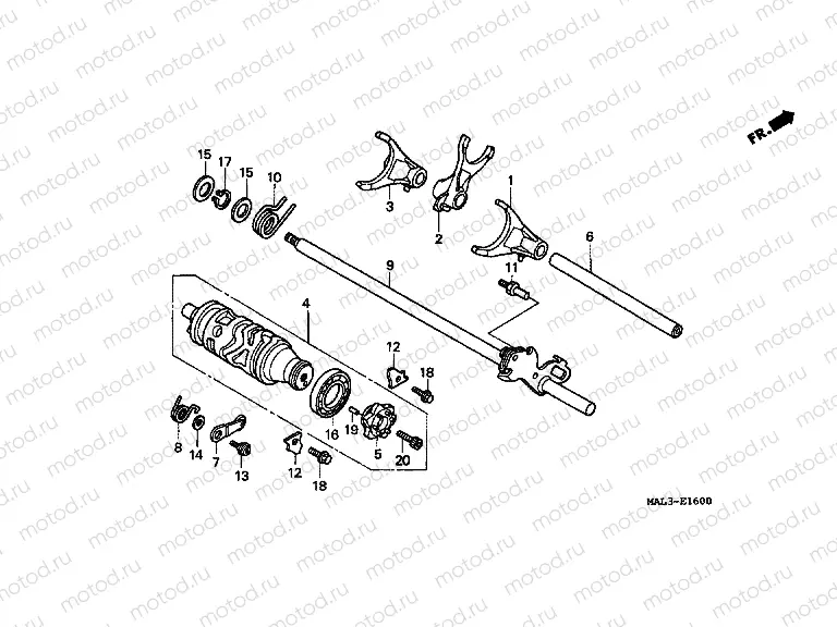 E-16 TRANSMISSION DRUM