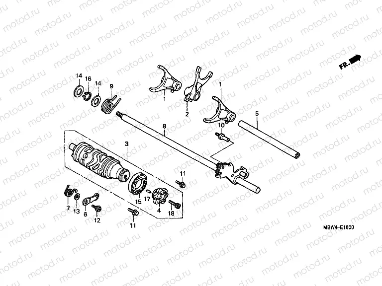 E-16 TRANSMISSION DRUM