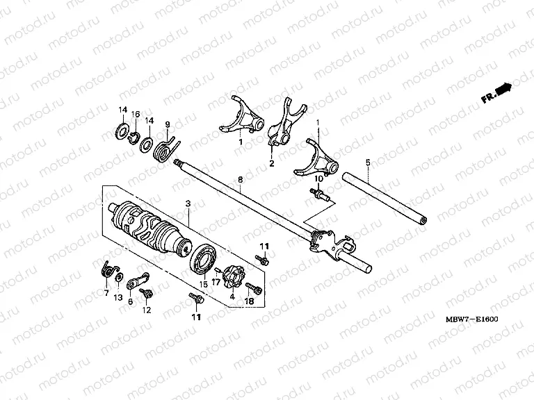 E-16 TRANSMISSION DRUM