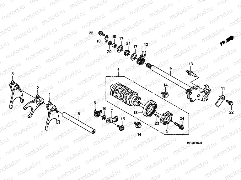 E-16 TRANSMISSION DRUM