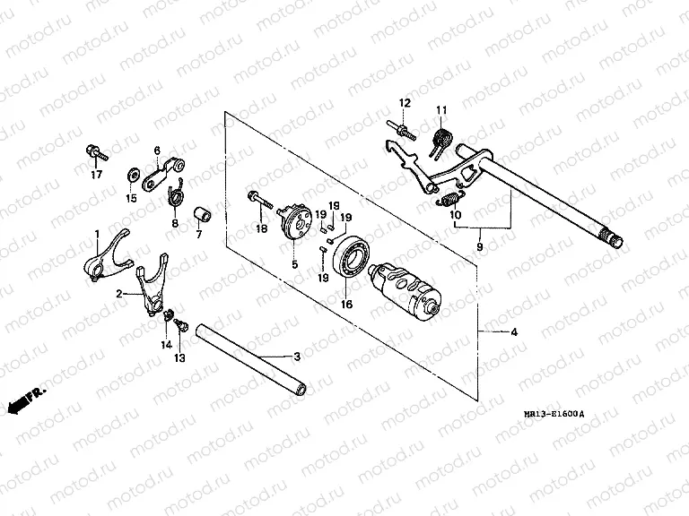 E-16 TRANSMISSION DRUM