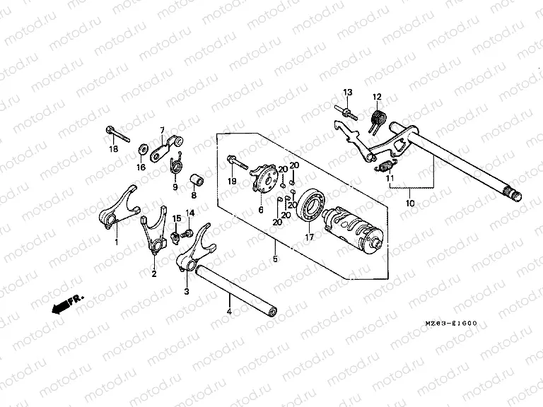 E-16 TRANSMISSION DRUM