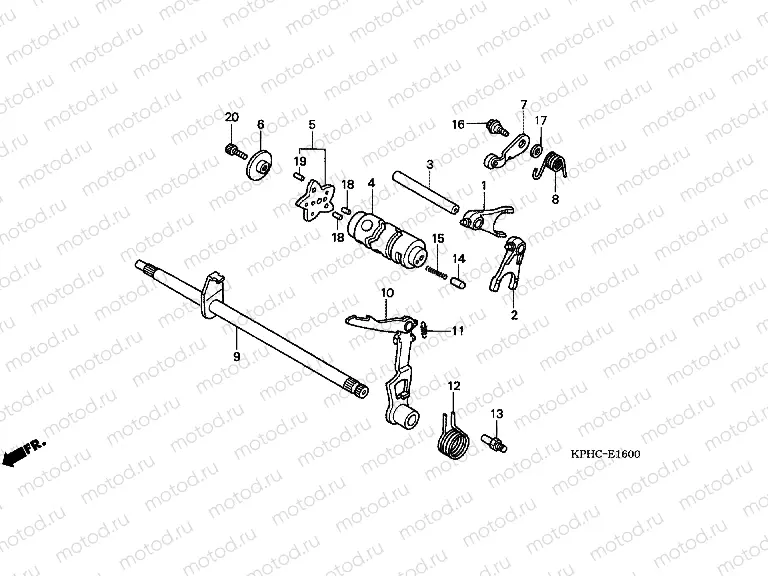 E-16 TRANSMISSION DRUM