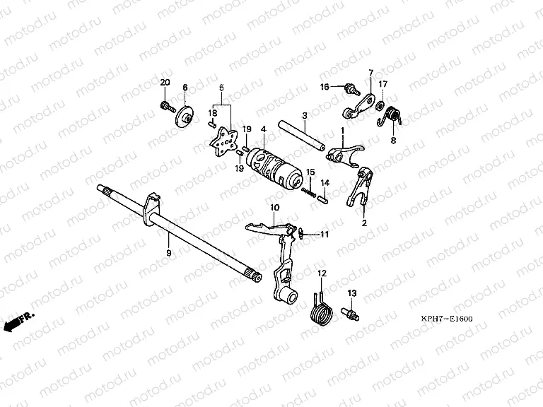 E-16 TRANSMISSION DRUM