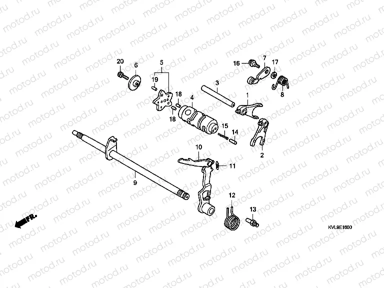 E-16 TRANSMISSION DRUM