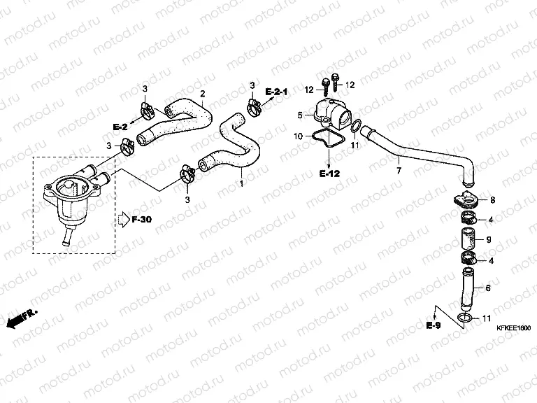 E-16 WATER PIPE