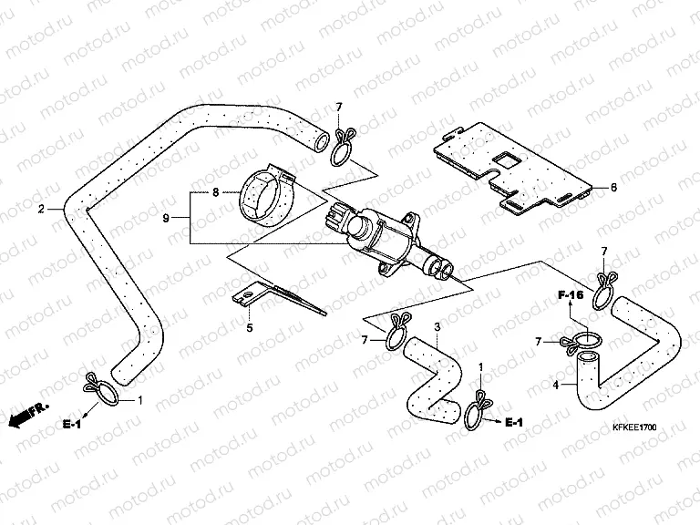 E-17 AIR CHARGER COMPRESSOR VALVE