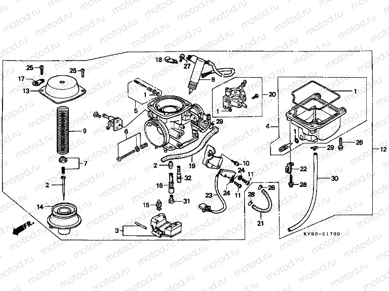 E-17 CARBURETOR