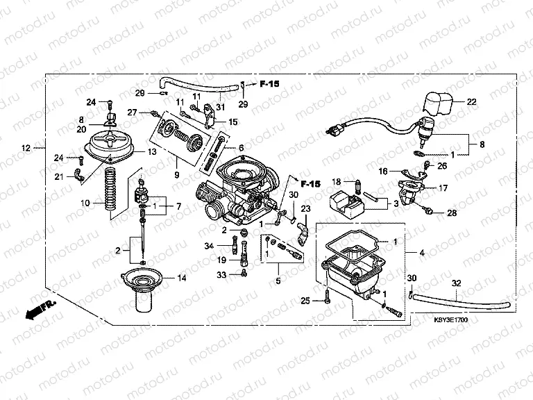 E-17 CARBURETOR