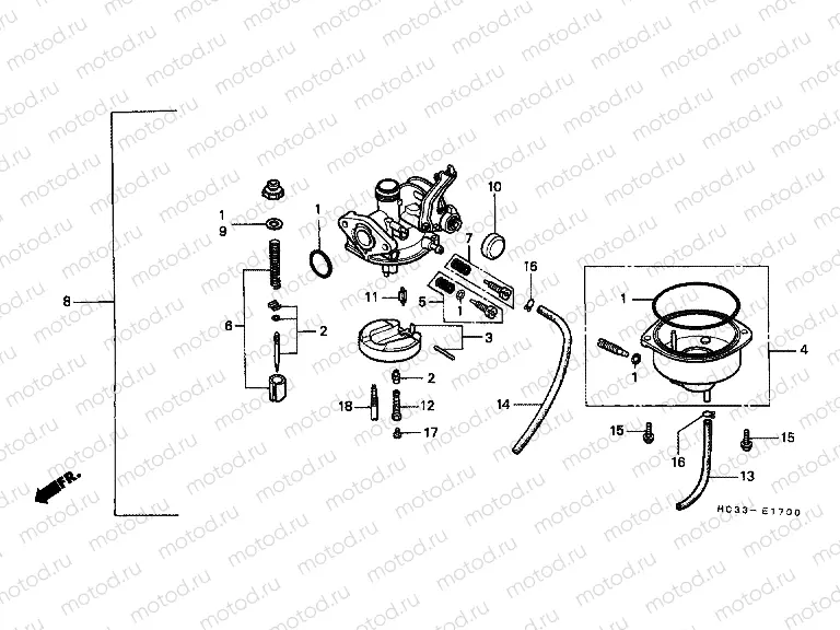 E-17 CARBURETOR