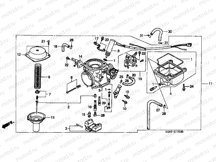 E-17 CARBURETOR