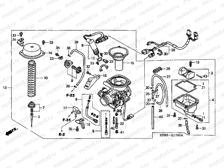 E-17 CARBURETOR
