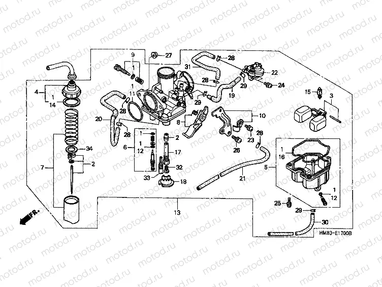 E-17 CARBURETOR