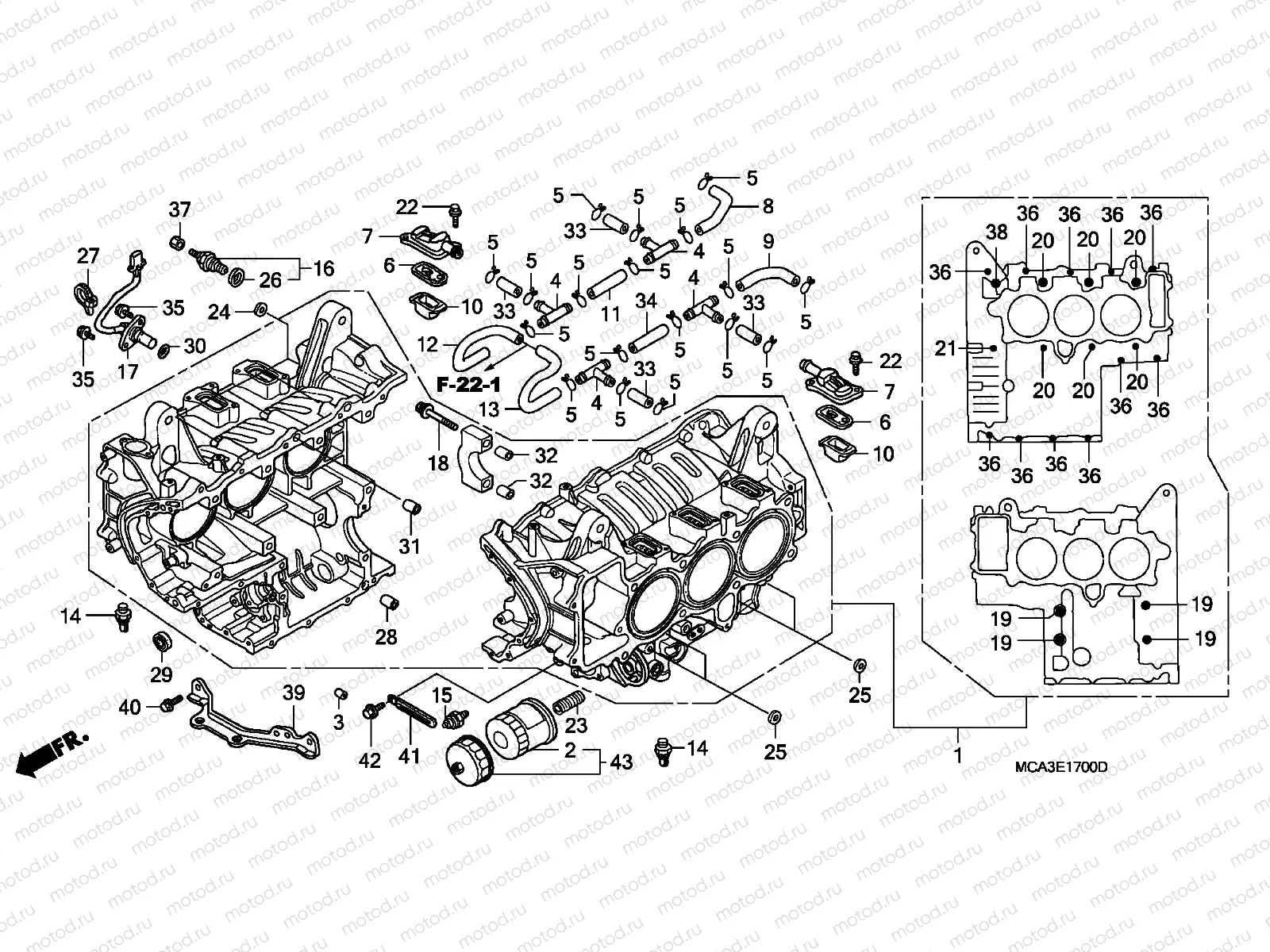 E-17 CYLINDER BLOCK