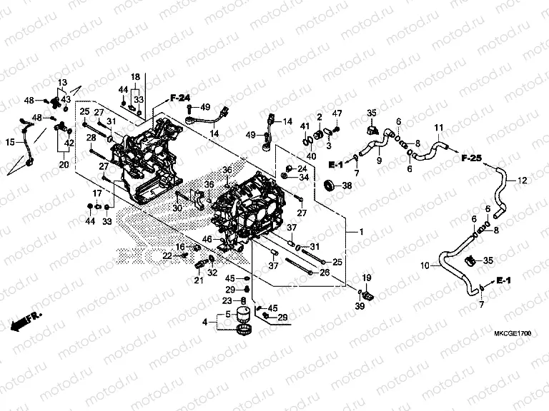E-17 CYLINDER BLOCK