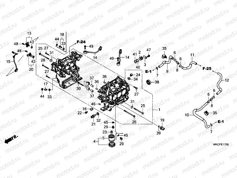 E-17 CYLINDER BLOCK