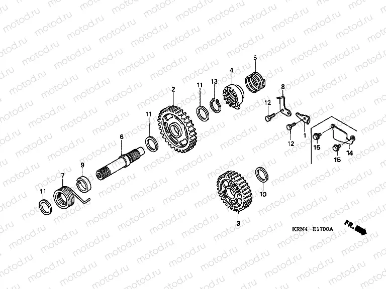 E-17 DRIVE SHAFT AXLE