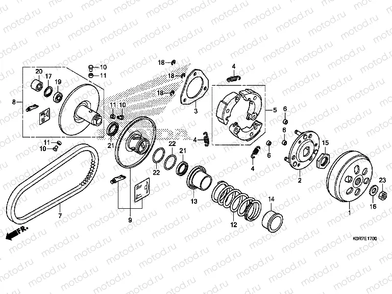 E-17 DRIVEN FACE