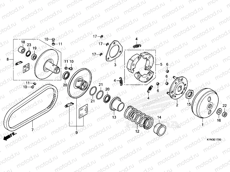 E-17 DRIVEN FACE
