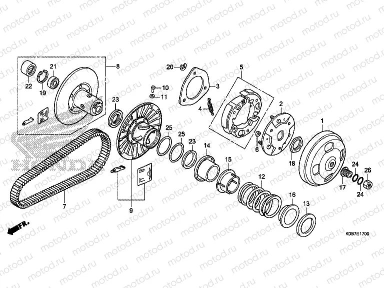 E-17 DRIVEN FACE
