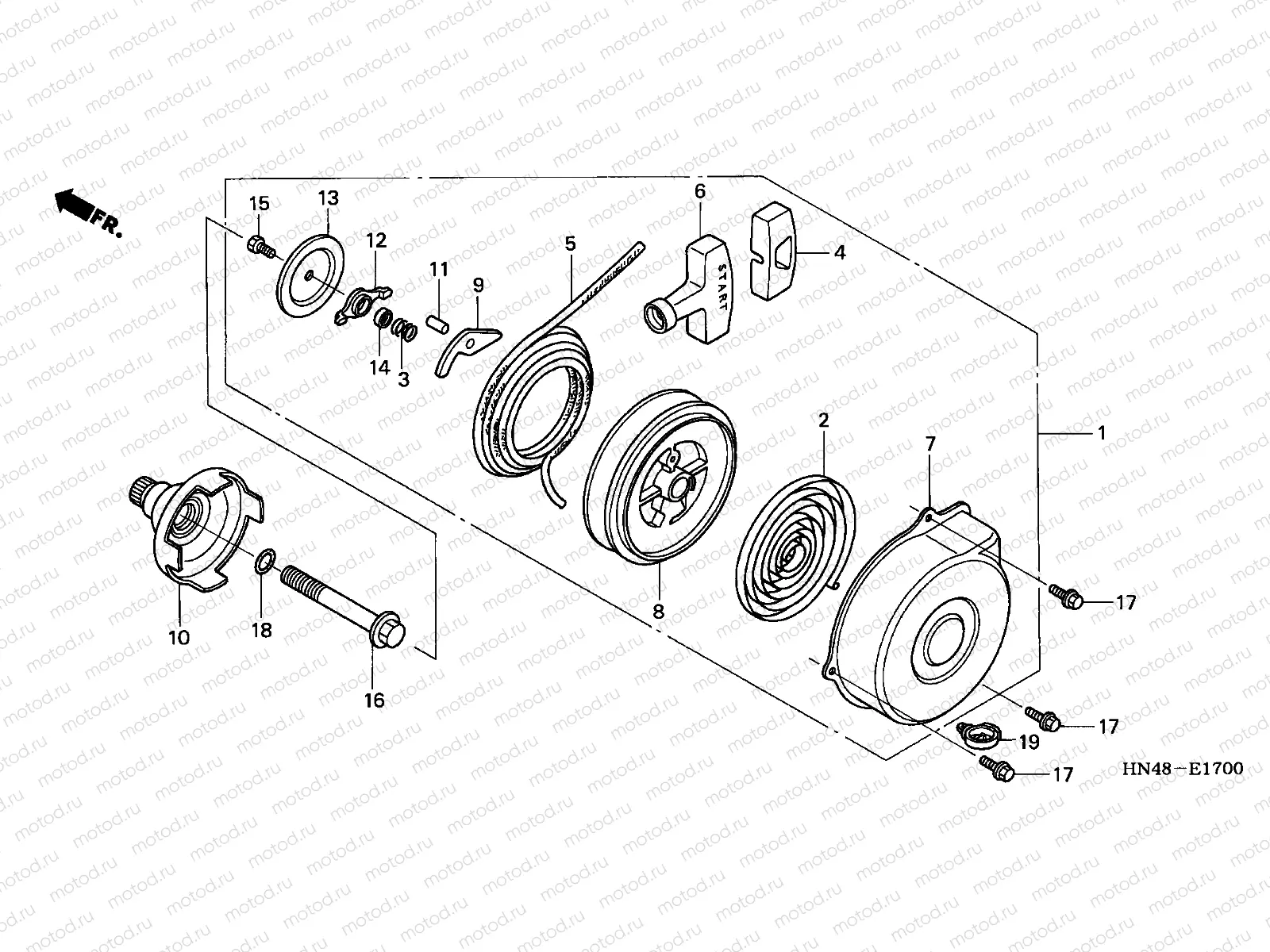 E-17 RECOIL STARTER