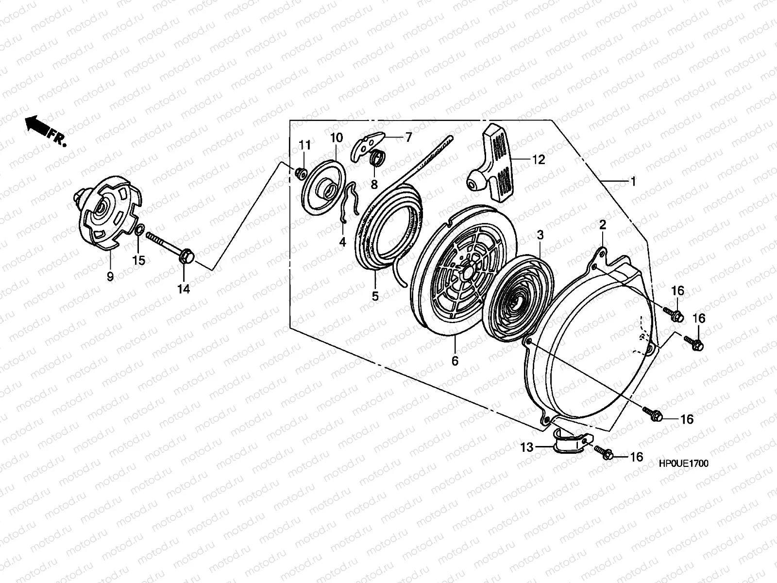 E-17 RECOIL STARTER